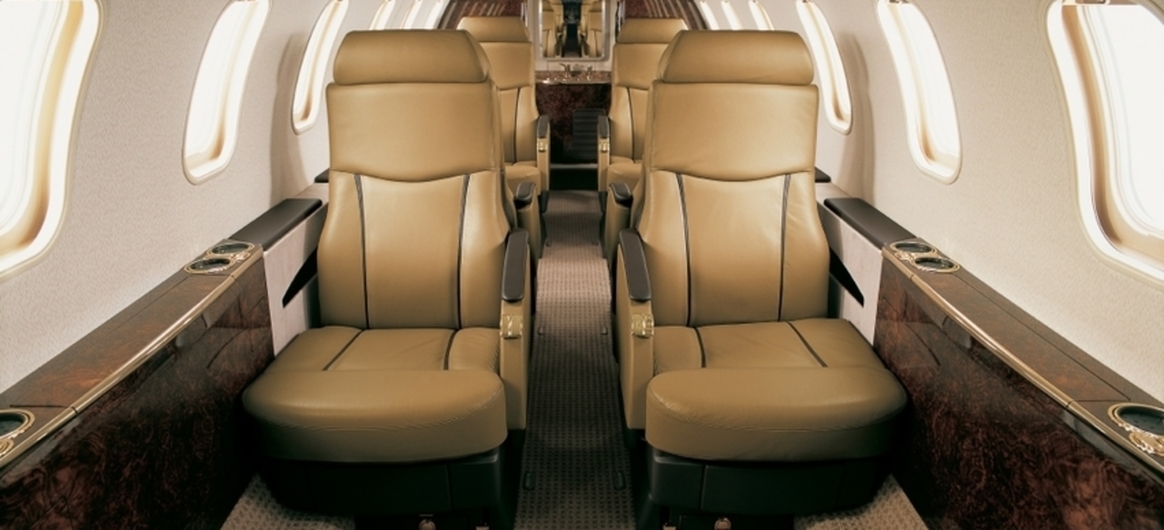 Bombardier Learjet 45XR Cabin Shot